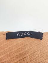 GUCCI◆マフラー/ウール/BEG/レディース_画像2