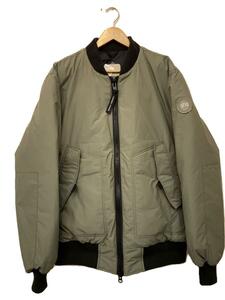 CANADA GOOSE◆Frasier Bomber/XL/コットン/KHK/5621M