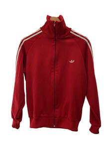 adidas◆ジャージ/4/ポリエステル/RED