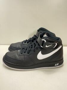 NIKE◆AIR FORCE 1 MID 07_エアフォース 1 ミッド 07/28.5cm/BLK/レザー