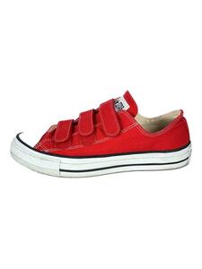 CONVERSE◆ローカットスニーカー/24.5cm/RED/キャンバス