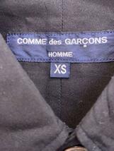 COMME des GARCONS HOMME◆長袖シャツ/XS/コットン/BLK/hp-b046_画像3