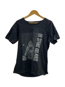 LAD MUSICIAN◆Tシャツ/44/コットン/BLK/無地/IN SPIKE ISLAND