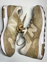 NEW BALANCE◆ローカットスニーカー/27.5cm/BEG/スウェード/CM1400BB_画像9