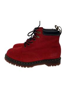 Dr.Martens◆レースアップブーツ/UK9/RED/スウェード/939