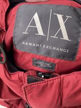 ARMANI EXCHANGE◆ダウンベスト/XS/ナイロン/RED/無地_画像3