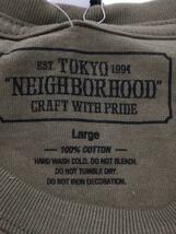 NEIGHBORHOOD◆YOUTH/C-TEE.SS/Tシャツ/L/コットン/カーキ/192PCNH-ST03//_画像3