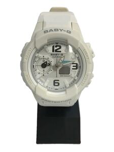 CASIO◆クォーツ腕時計・Baby-G/アナログ/-/WHT/WHT//