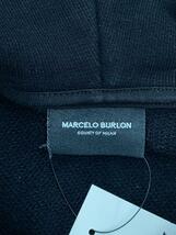 MARCELO BURLON COUNTY OF MILAN◆パーカー/S/コットン/ブラック_画像3