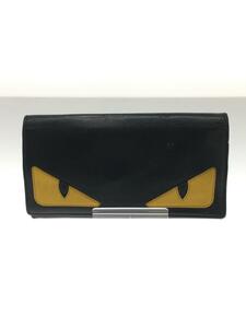 FENDI◆BAG BUGS/長財布/レザー/BLK/メンズ/7M0264・073//