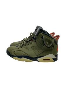 NIKE◆AIR JORDAN 6 RETRO SP/エアジョーダン6レトロスペシャル/カーキ/CN1084-200/27.//