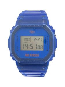 CASIO◆CASIO/クォーツ腕時計/デジタル/ブルー/DW-5600VT/keboz/G-SHOCK//