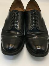 SANDERS◆MILITARY DERBY SHOE//ドレスシューズ/US7.5/BLK/レザー/1128B//_画像7