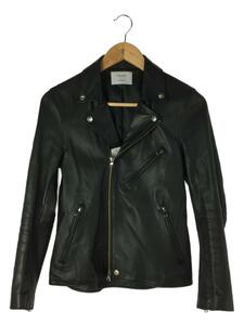 STUDIOUS*17AW/ soft Ram double rider's jacket /1/ sheep leather /BLK/107352002//