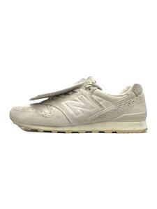 NEW BALANCE◆WL996PRA/タッセルスニーカー/23cm/WHT/スウェード//