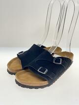 BIRKENSTOCK◆Zurich/サンダル/39/BLK/スウェード//_画像2