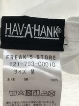 FREAK’S STORE◆hav-a-hnk/長袖Tシャツ/バンダナ柄/M/コットン/WHT/121-793-00010//_画像4