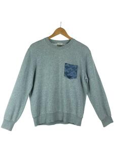 Carhartt◆EATON POCKET SWEAT/スウェット/S/コットン/GRY//