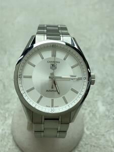 TAGHeuer◆自動巻腕時計/アナログ/-/WHT/SLV/WV211A-3/20231104日差+9//