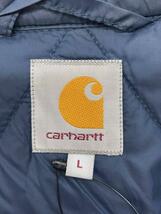 Carhartt◆ダウンジャケット/L/ナイロン/NVY/無地_画像3