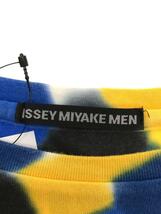 ISSEY MIYAKE◆Tシャツ/2/コットン/ブルー/黒タグ//_画像3