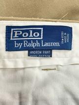 POLO RALPH LAUREN◆90s/ポロチノ/ANDREW PANT/ストレートパンツ/36/vintage/コットン/BEG//_画像4