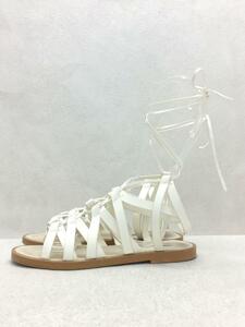 STELLAMcCARTNEY◆サンダル/38/WHT/ソール若干汚れ有り//