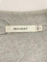 MOUSSY◆コート/FREE/コットン/GRY/無地_画像3