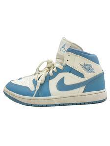 NIKE◆AIR JORDAN 1 MID_エア ジョーダン 1 ミッド/26.5cm/WHT