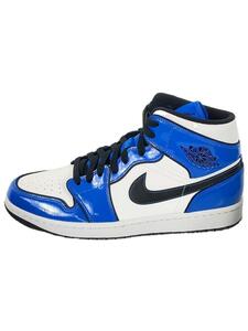 NIKE◆AIR JORDAN 1 MID SE_エアジョーダン 1 ミッド/28cm/BLU