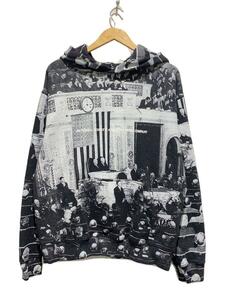 MSFTSREP◆HOODIE 1910 パーカー/L/-/BLK/総柄/33MSFM300S