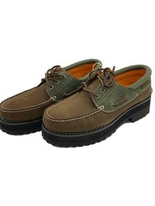 Timberland◆3アイレザーモカシンボートシューズ/29cm/BRW/レザー/A5660