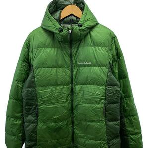 mont-bell◆ALPINE DOWN PARKA_アルパイン ダウンパーカ/L/ナイロン/GRNの画像1