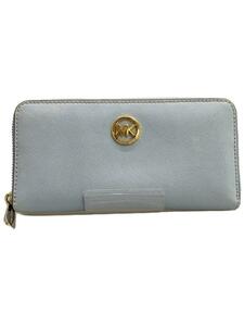 MICHAEL KORS◆長財布/レザー/BLU/レディース/35H3GTVZ3L