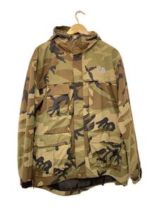 THE NORTH FACE◆FRONTIERS PARKA_フロンティアーズパーカー/M/ナイロン/GRN/カモフラ