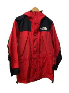 THE NORTH FACE◆MOUNTAIN GUIDE JACKET/M/ナイロン/RED/無地