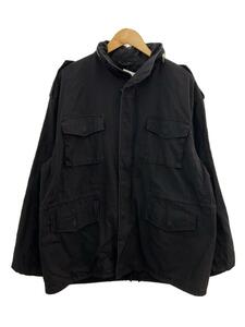 ROTHCO◆ミリタリージャケット/XL/コットン/BLK/1-0506-OD1.16/汚れ有