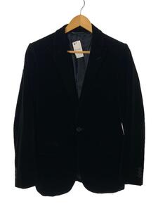 UNITED ARROWS BLUE LABEL◆テーラードジャケット/M/コットン/BLK/無地