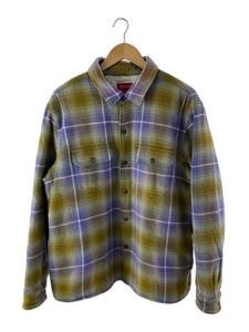 Supreme◆22AW/Shearling Lined Flannel Shirt/ネルシャツ/L/コットン/マルチカラー