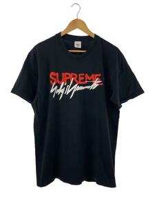 Supreme◆20AW/Yohji Yamamoto Logo Tee/Tシャツ/L/コットン/BLK