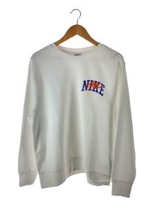 NIKE◆スウェット/XL/コットン/WHT/無地/FV4446-100