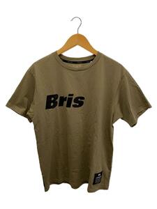 F.C.R.B.(F.C.Real Bristol)◆Tシャツ/M/コットン/KHK/FCRB-220155