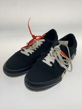 OFF-WHITE◆ローカットスニーカー/41/BLK/キャンバス_画像2