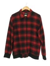 Woolrich◆ジャケット/M/ウール/RED/チェック_画像1