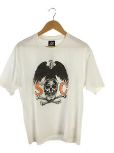 Subculture/Tシャツ/1/コットン/WHT/SCST-S2201/EAGLE SKULL LOGO//