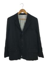 The crooked Tailor◆The crooked Tailor Sack coat/テーラードジャケット/46/BLK/黒/コート//_画像1