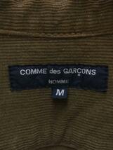 COMME des GARCONS HOMME◆AD2005/長袖シャツ/M/コーデュロイ/KHK/HP-B050//_画像3