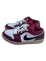 NIKE◆AIR JORDAN 1 LOW/エアジョーダン 1 ロー/レッド/553558-604/28cm/RED_画像1