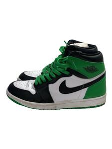 NIKE◆AIR JORDAN 1 RETRO HIGH OG_エア ジョーダン 1 レトロ ハイ OG/26.5cm/GRN