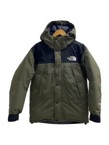 THE NORTH FACE◆MOUNTAIN DOWN JACKET_マウンテンダウンジャケット/M/ナイロン/KHK/無地